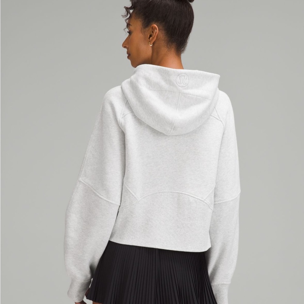 Lululemon Athletica Light Gray Zip-Up Hoodie - Picture 2 of 5